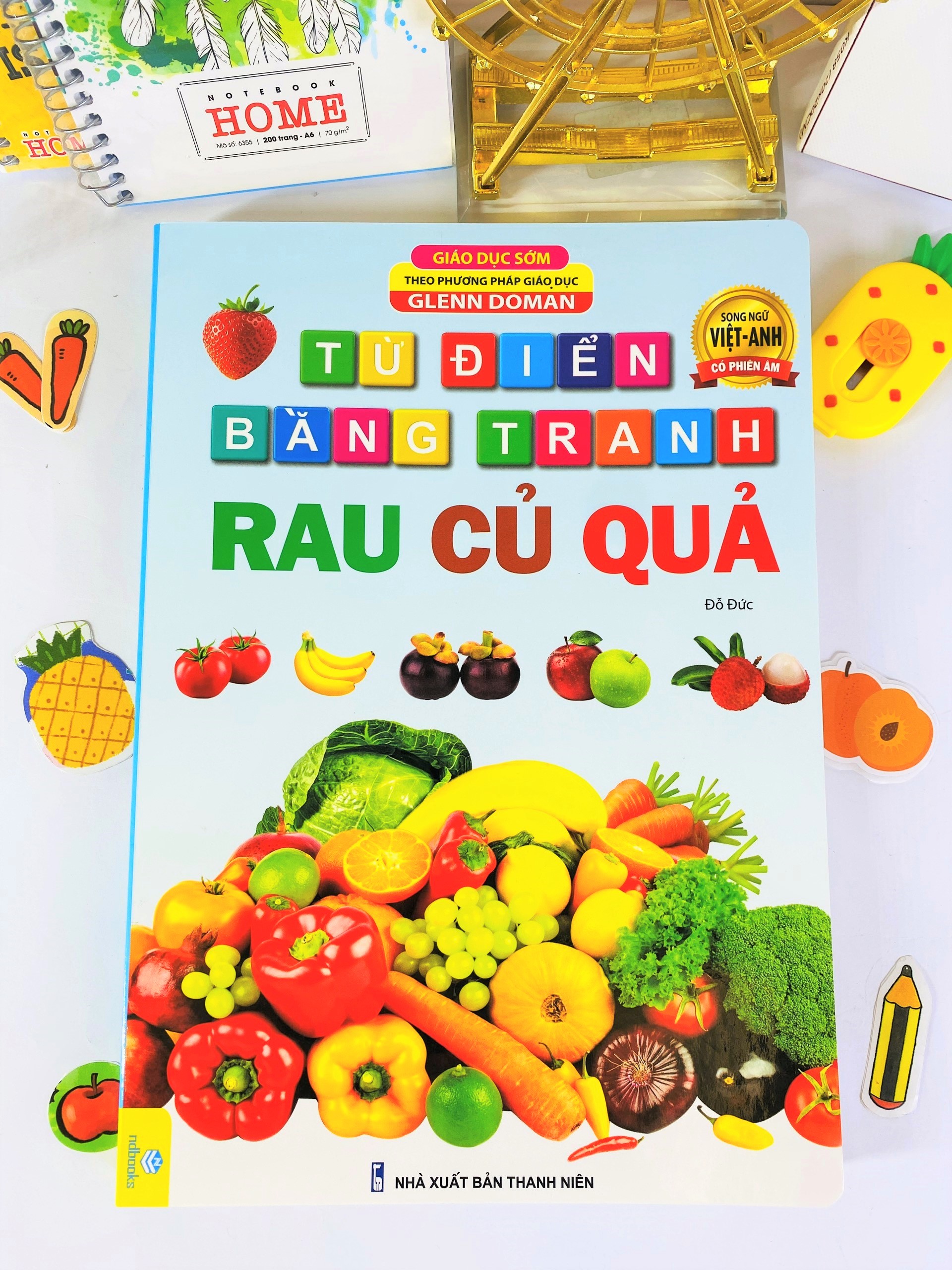 Sách - Từ điển bằng tranh Rau Củ Quả - ndbooks