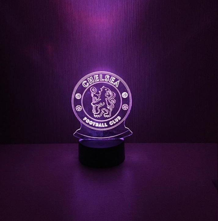 đèn ngủ - đèn trang trí 3d club bóng đá Chealsea