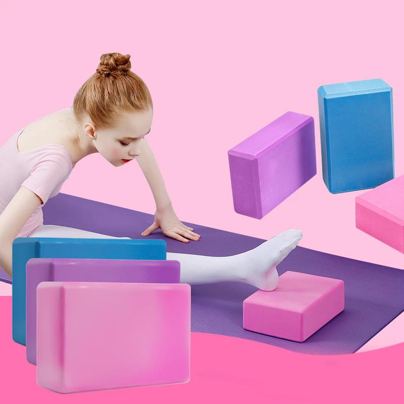 Gạch Tập Yoga,Yoga Blocks,Gối Tập Yoga Xốp Cao Cấp Eva Cứng gấp 3 lần loại gạch tập thông thường Nặng 200g (1 Viên)