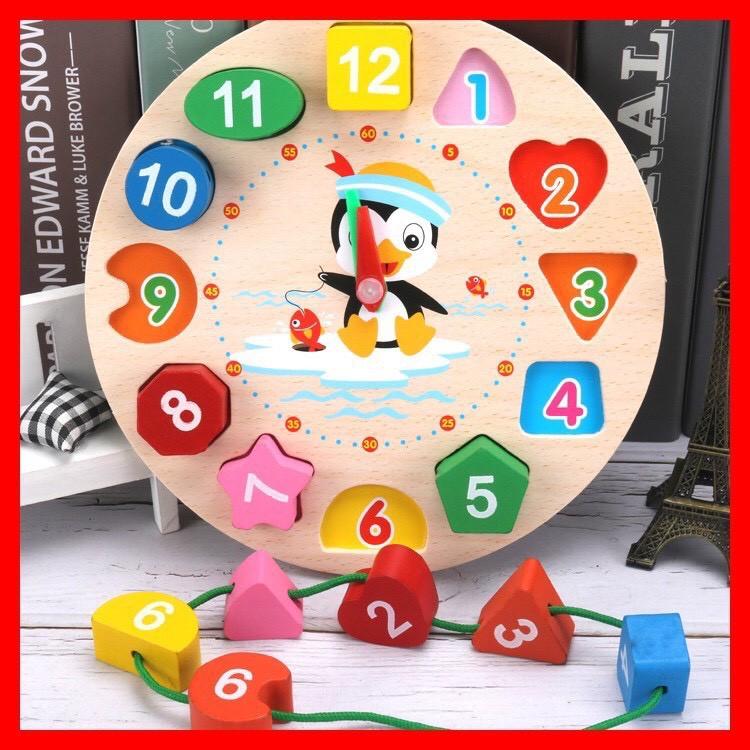 Đồ Chơi Gỗ Thông Minh Phát Triển Trí Tuệ Giúp Trẻ Phân Biệt Màu Sắc, Hình Khối -Đồ Chơi Giáo Dục