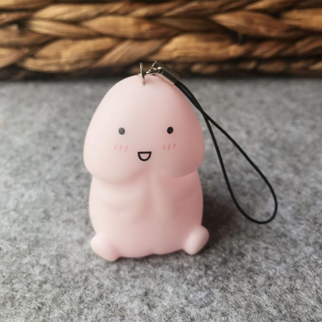 2 X Elastic Squishy Squeeze Cute Toy Stress Reliever Phone Gift New