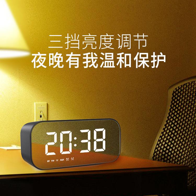 Loa bluetooth giá rẻ nhất đồng hồ đa năng đồng hồ báo thức âm thanh bluetooth mới quà tặng cuối năm loa bluetooth