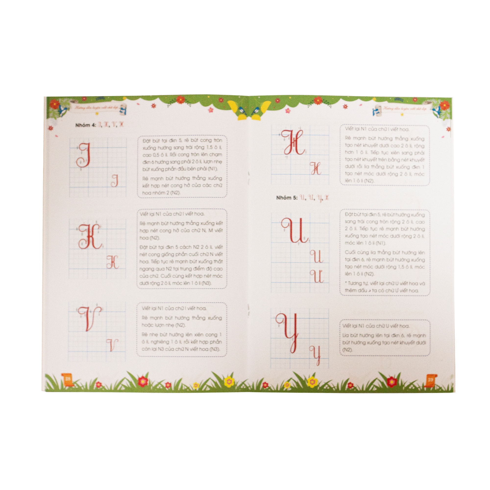 Hướng dẫn luyện viết chữ đẹp cơ bản