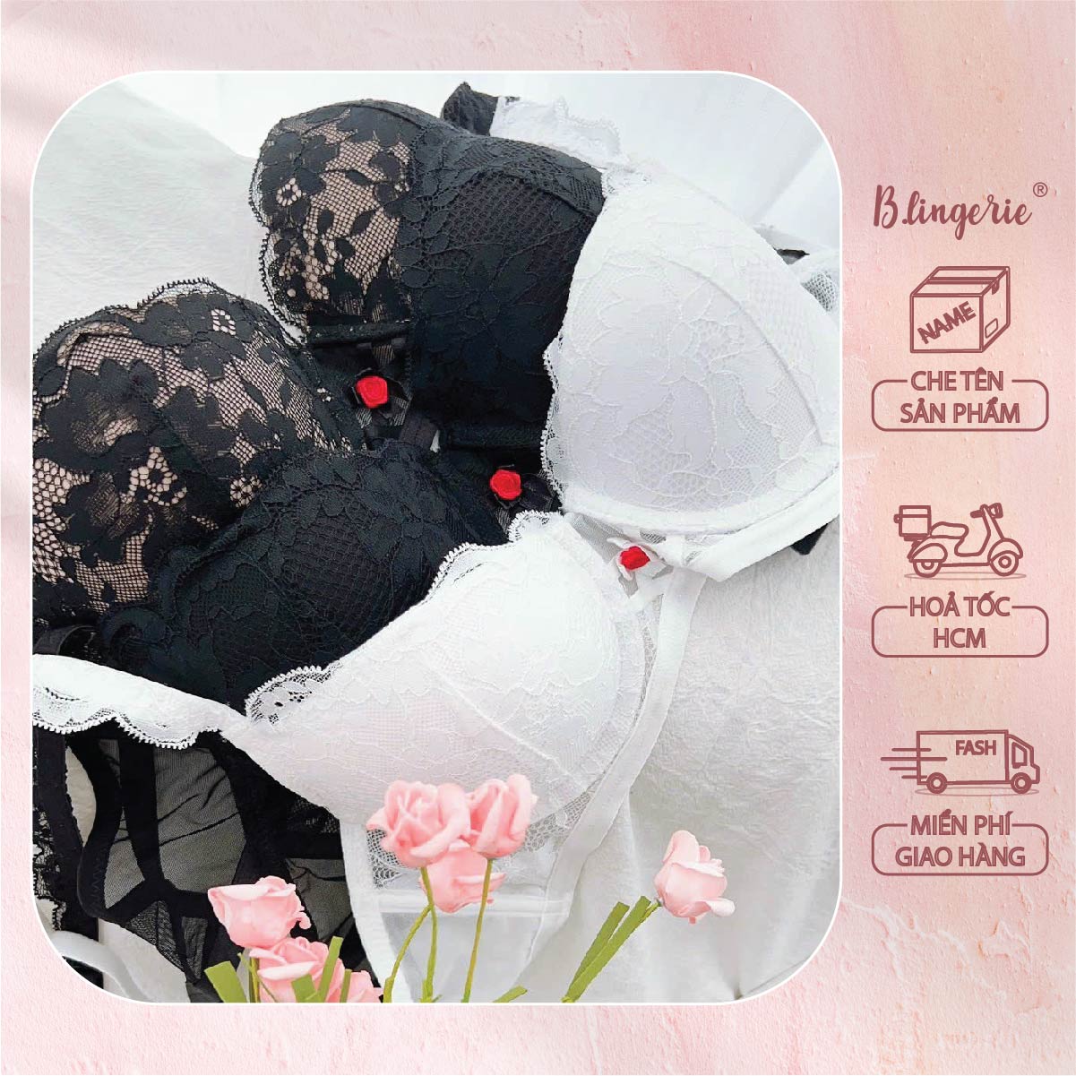 Bộ Đồ Lót Ren Nữ - B.Lingerie