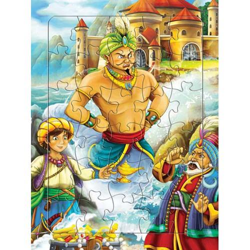 Tranh Xếp hình A4 kích thước 19 x 25.5 cm chủ đề truyện tranh