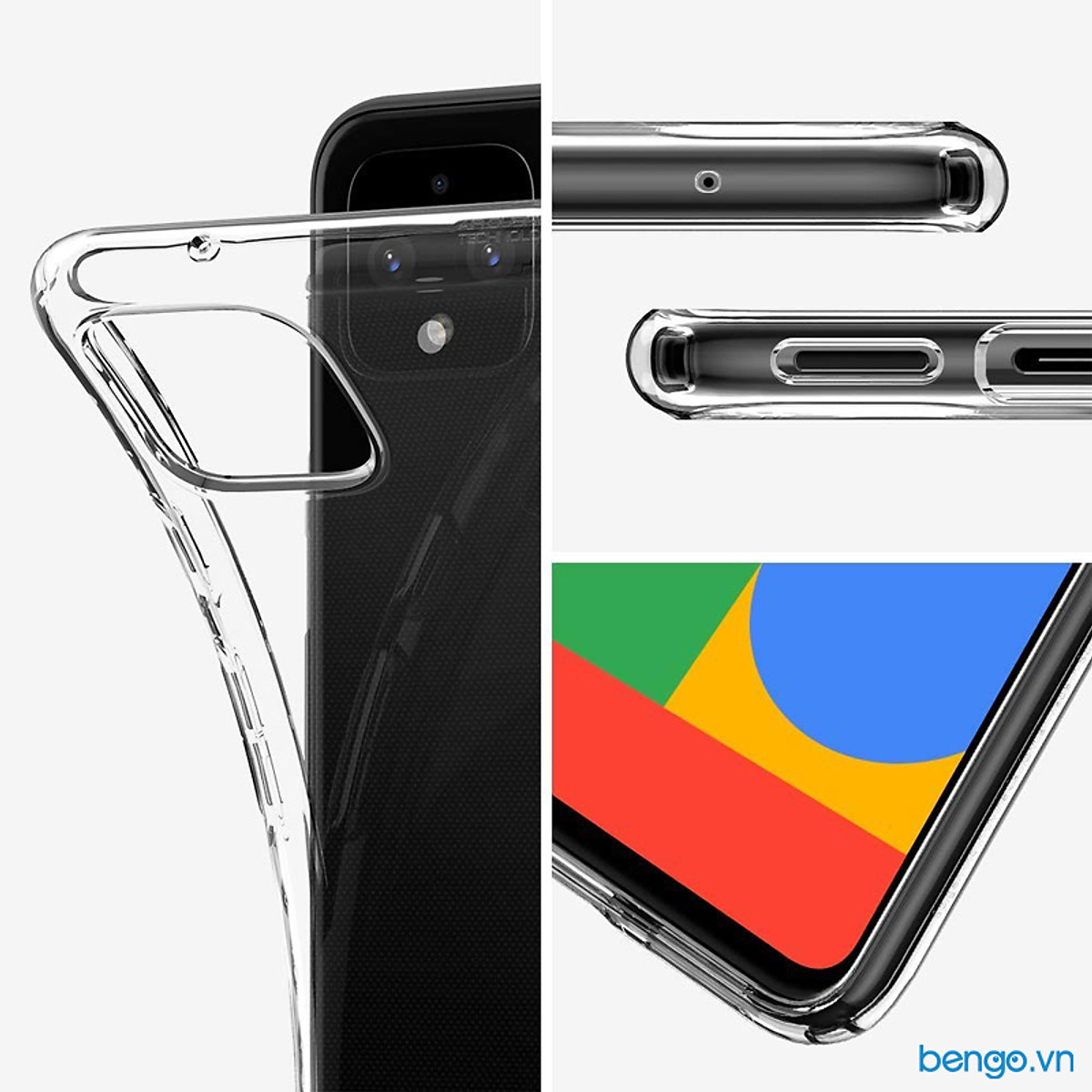 Ốp lưng dành cho Google Pixel 4XL silicon dẻo trong suốt cao cấp
