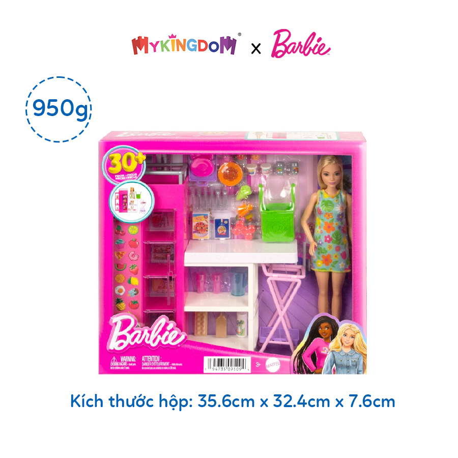 Đồ Chơi Barbie Và Phòng Pantry Thư Giãn Mơ Ước Cho Bé BARBIE HJV38