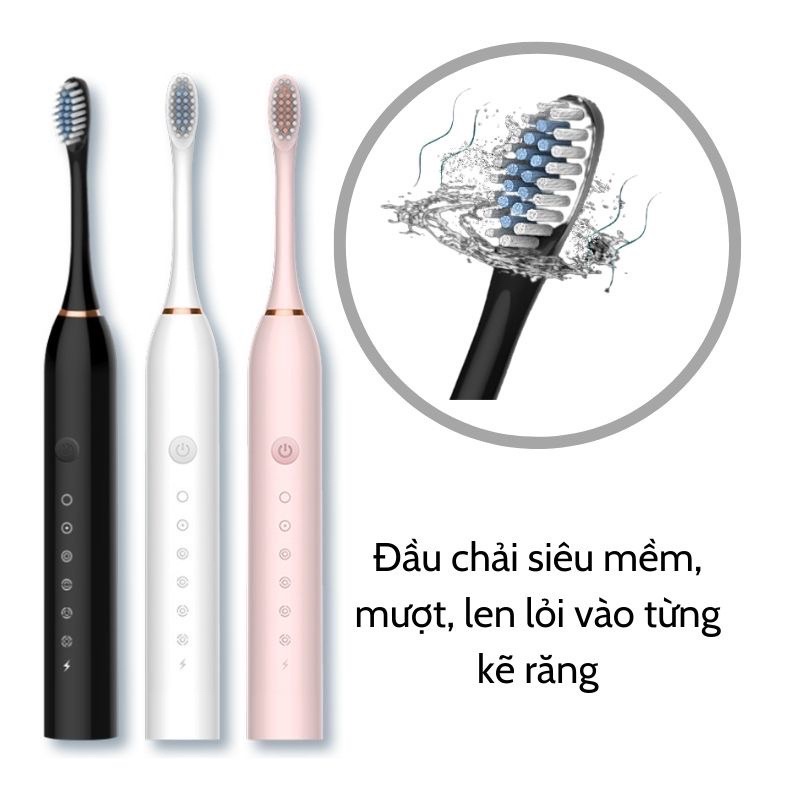 Bàn Chải Điện Tự Động Bàn Chải Đánh Răng Điện TEKKIN SONIC X3 - Hàng chính hãng