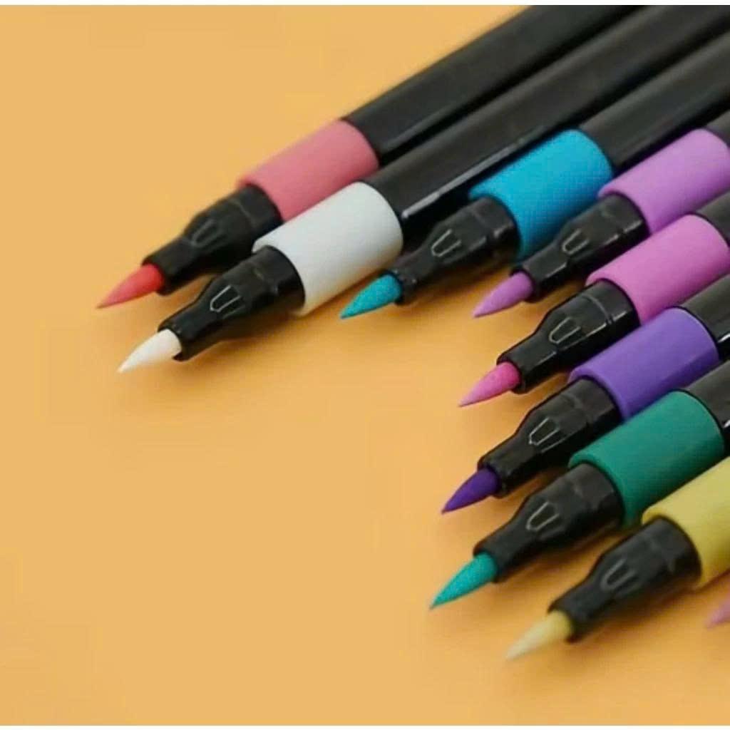 Bộ Bút Sơn Màu Acrylic Marker 120 Màu Hộp Nhựa Vẽ Được Trên Mọi Chất Liệu, Xô 120 màu