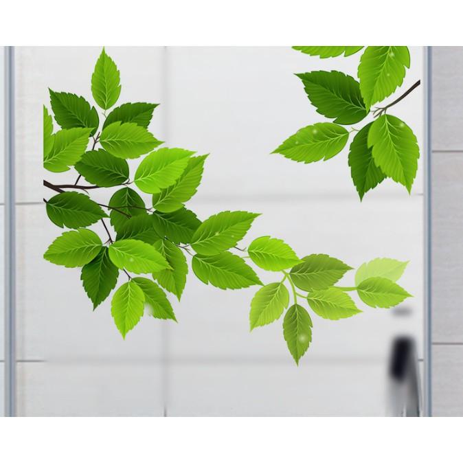 Decal dán kính capo cấp - Họa tiết Lá Cây 3D