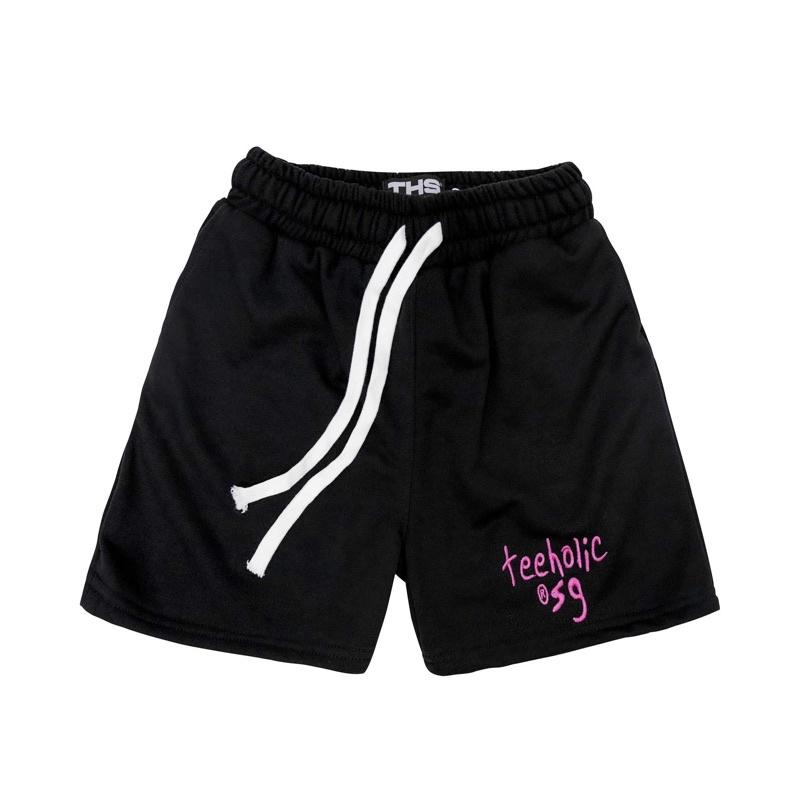 Quần Short Unisex Nam Nữ Thêu Logo TeeHolic
