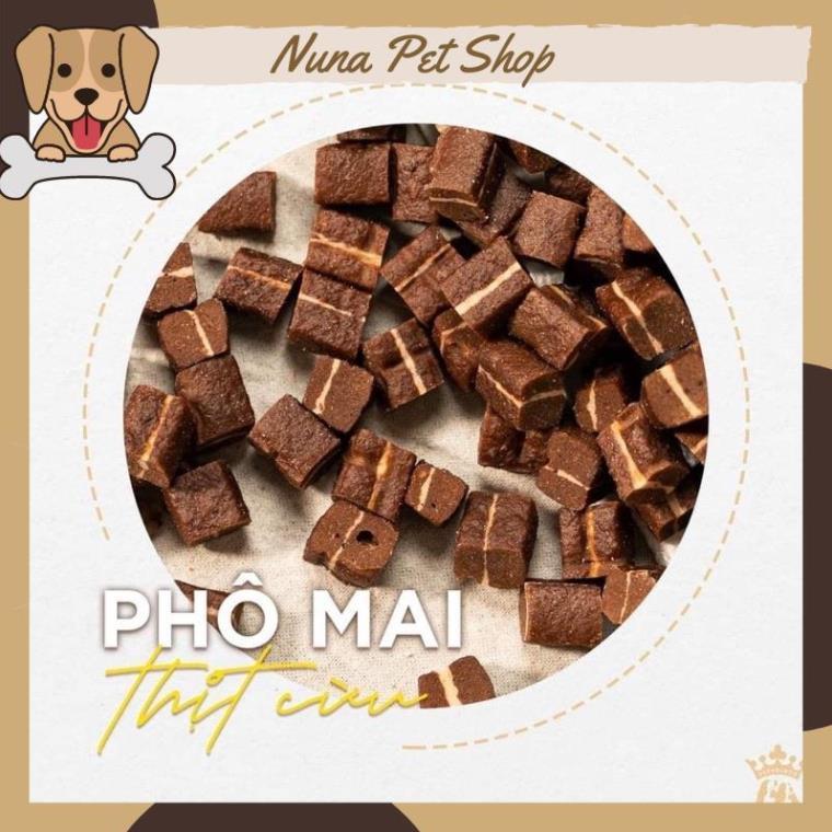 Phomai thịt cừu Bowwow - Phô mai cho chó mèo, giàu protein và canxi, chăm sóc xương khớp (Gói 100g)