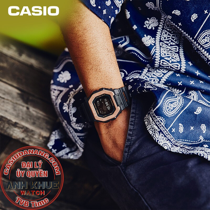 Đồng hồ nam dây nhựa Casio G-Shock chính hãng GBX-100NS-4DR (46mm)