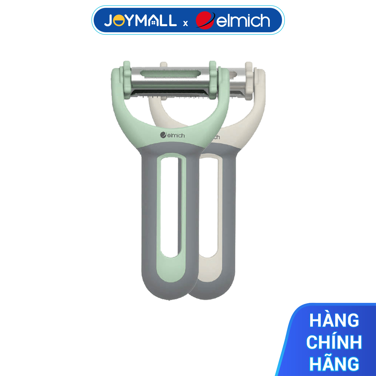 Dụng cụ nạo gọt rau củ quả 3 trong 1 Elmich EL8415, Hàng chính hãng, Tích hợp 3 lưỡi dao - JoyMall