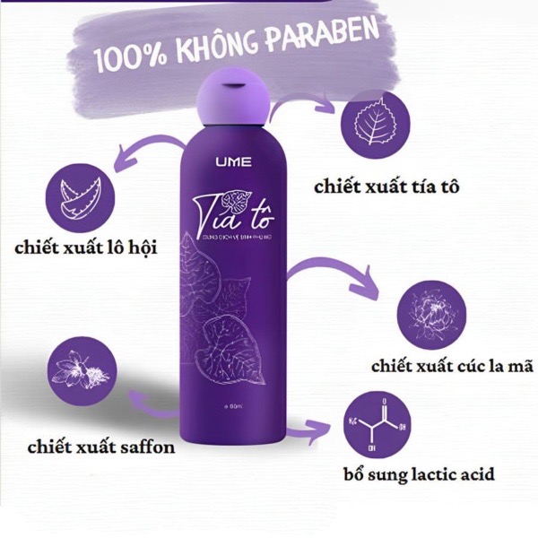 Dung Dịch Vệ Sinh Ume Tía Tô Ngọc Trinh Chính Hãng 150ml - DDVS Ume