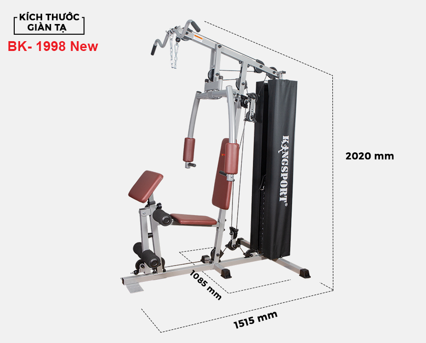 Giàn tạ đa năng cao cấp Kingsport BK-1998 NEW
