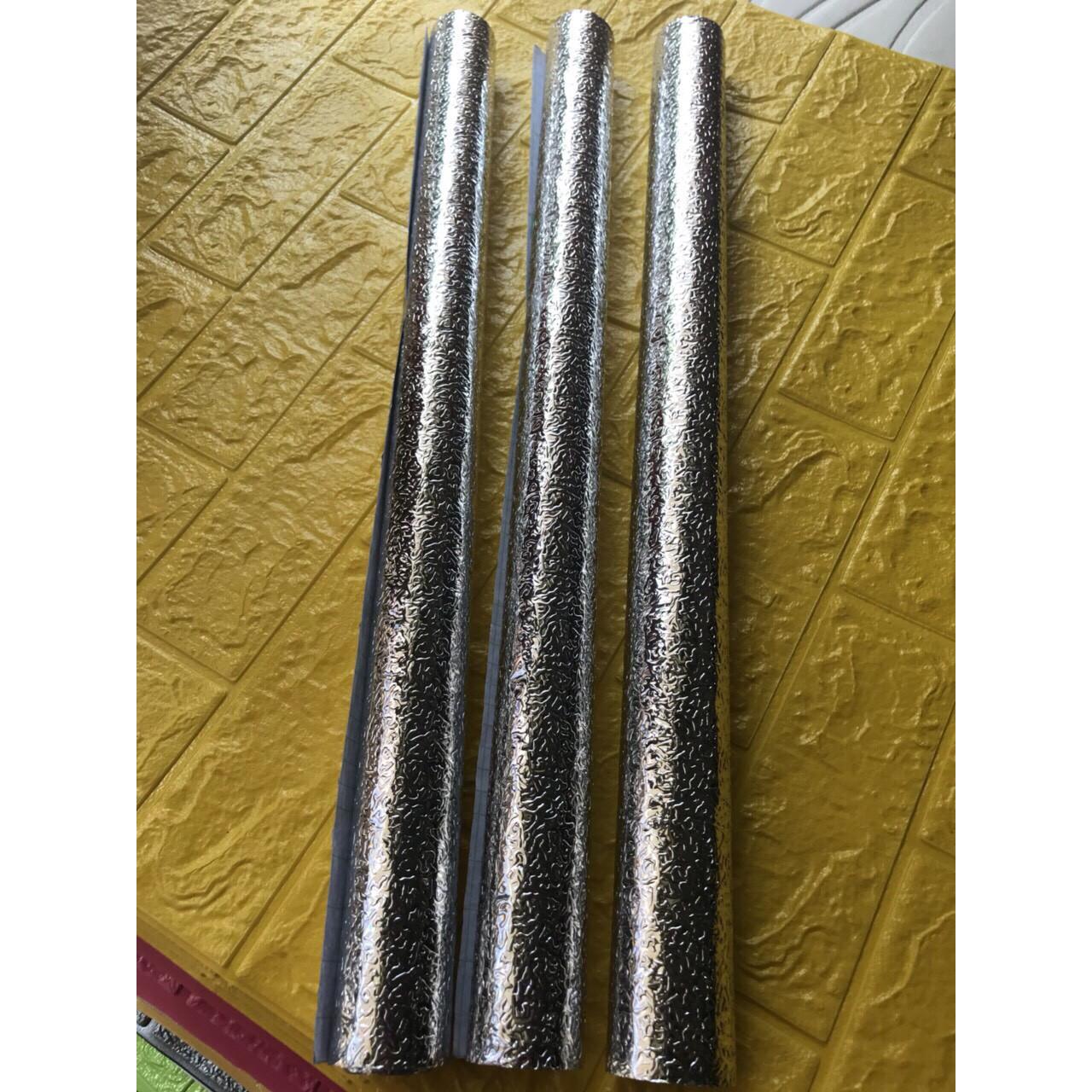 Combo 3 Cuộn Giấy Dán Bếp Tráng Nhôm Cách Nhiệt, Chống Dầu Mỡ Cuôn 3M X 60Cm - CH Hương Thị Miễn Phí Vận Chuyển