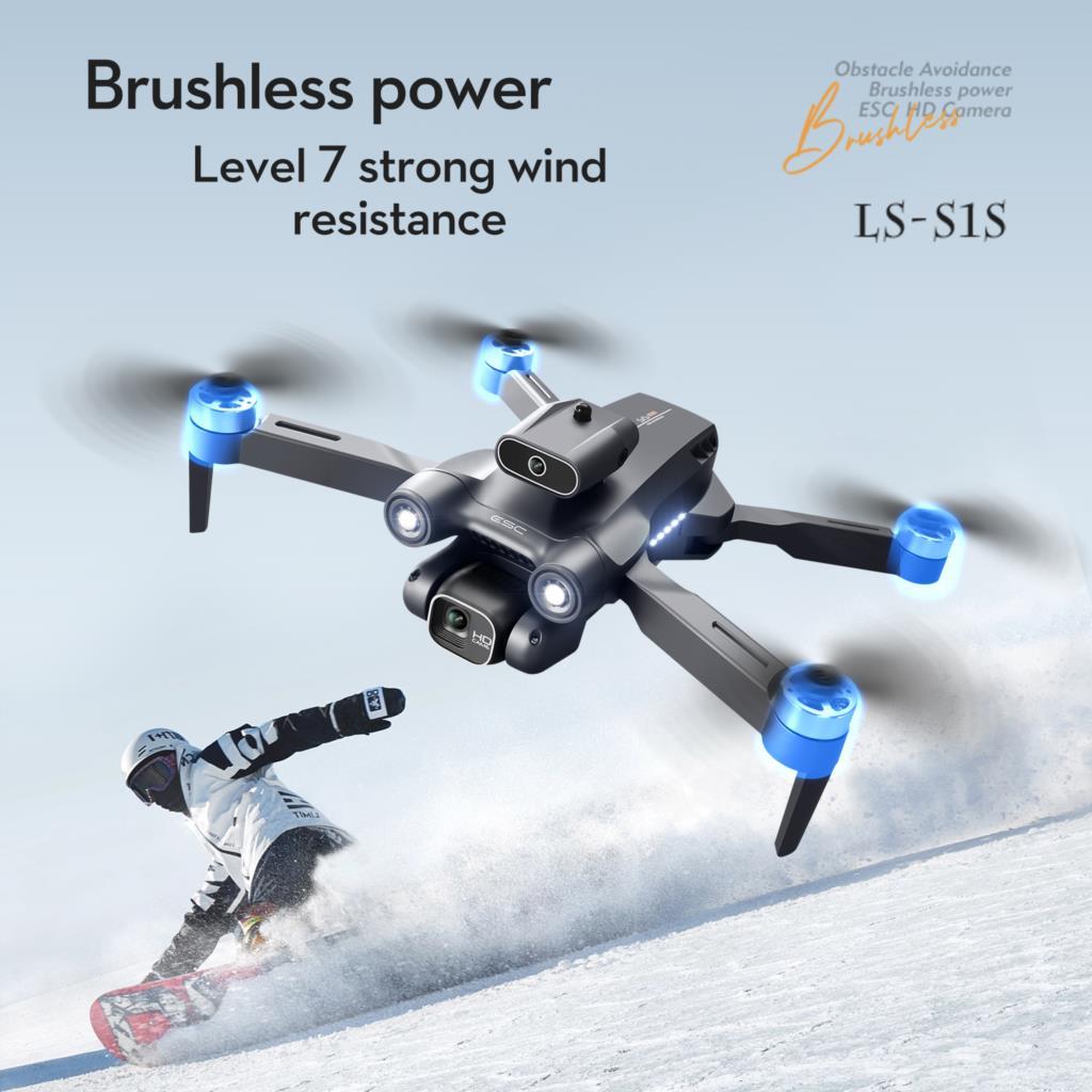 S1S Mini Drone 4K Máy Ảnh Chuyên Nghiệp Máy Bay Không Người Lái Với Động Cơ Không Chổi Than Thông Minh Tránh Chướng Ngại Vật Máy Bay Không Người Lái RC Đồ Chơi Cho Bé Trai