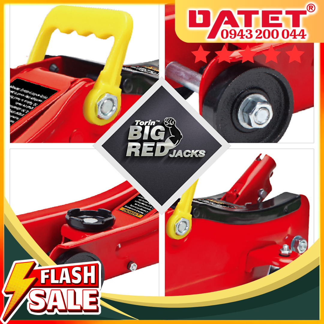 Kích cá sấu 2 tấn mini Torin, kích nâng ô tô 2 tấn nhỏ gọn, chuyên dùng nâng đội thay lốp dự phòng TA820037