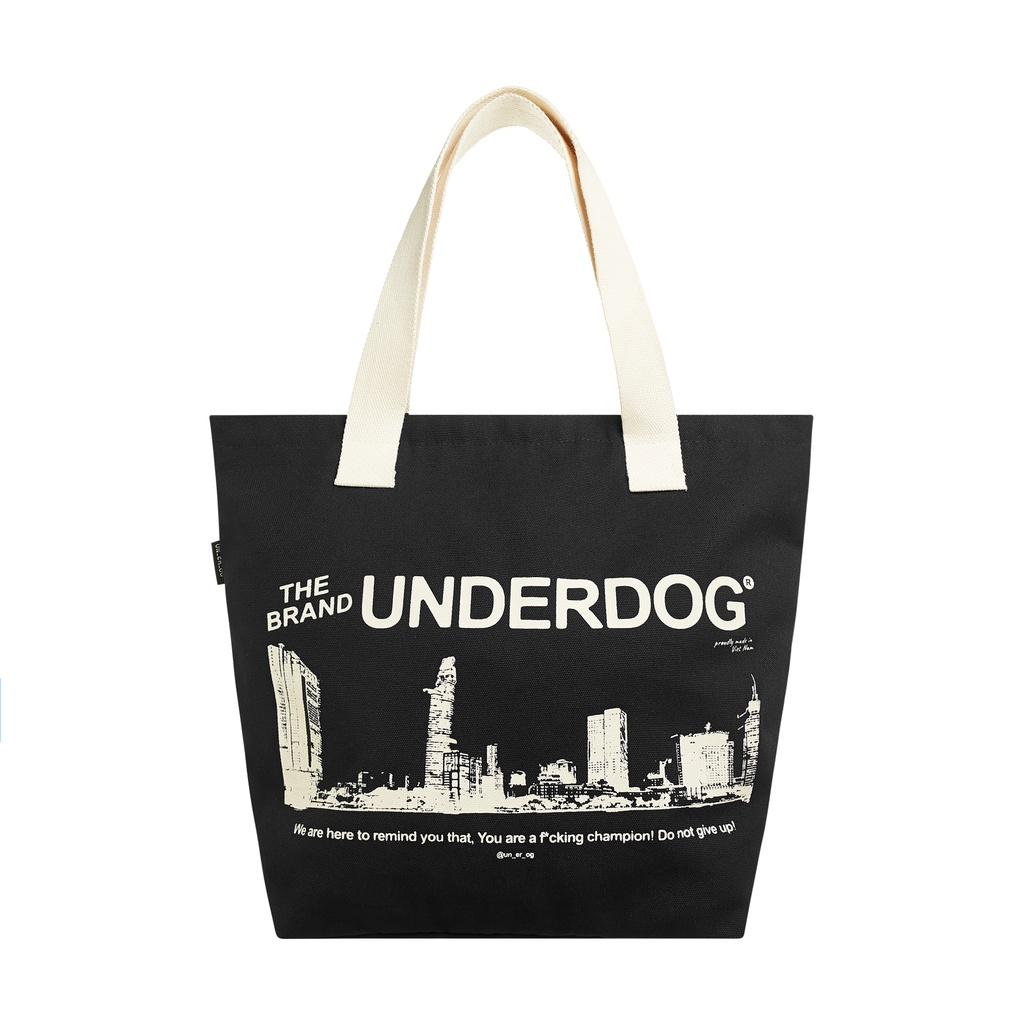 Túi Vải Tote Underdog (có khoá kéo)