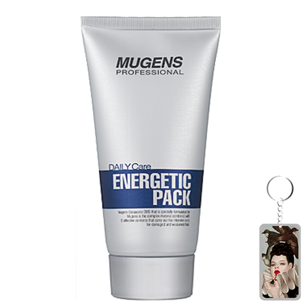 Hấp dầu thảo dược Mugen Energetic Hair Pack Hàn Quốc 150ml + Móc khóa