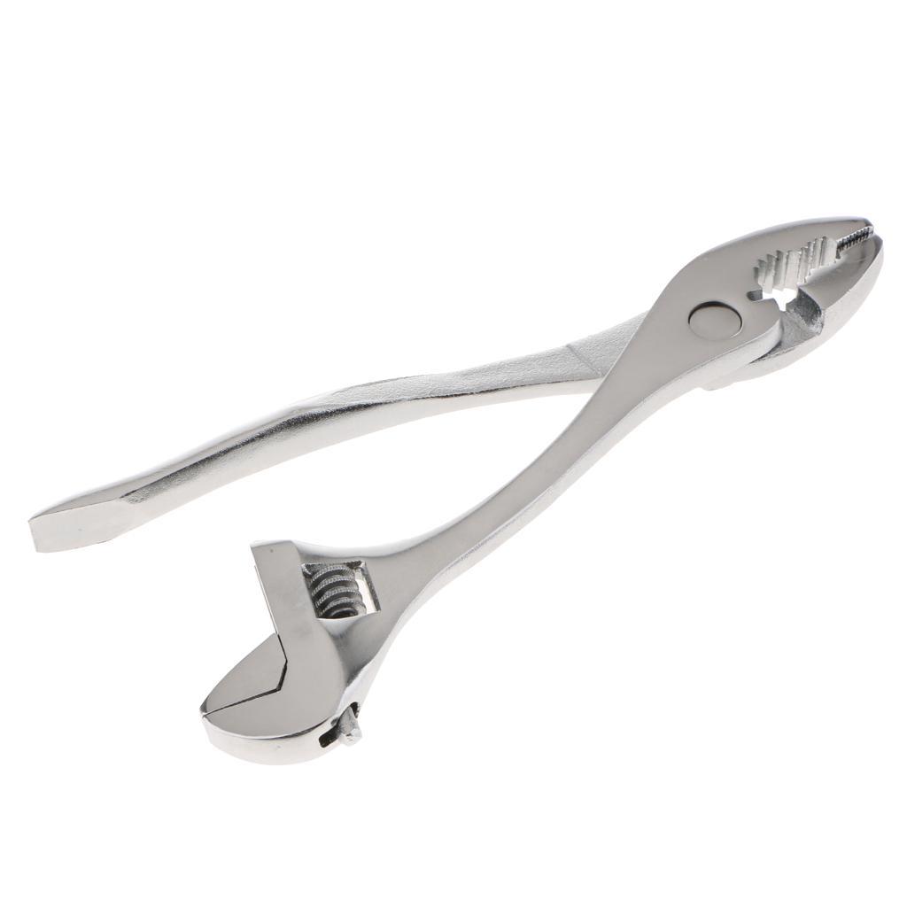 4 in 1 Multifunction Slip Joint Piler Adjustable Wrench Screwdriver Tool Set