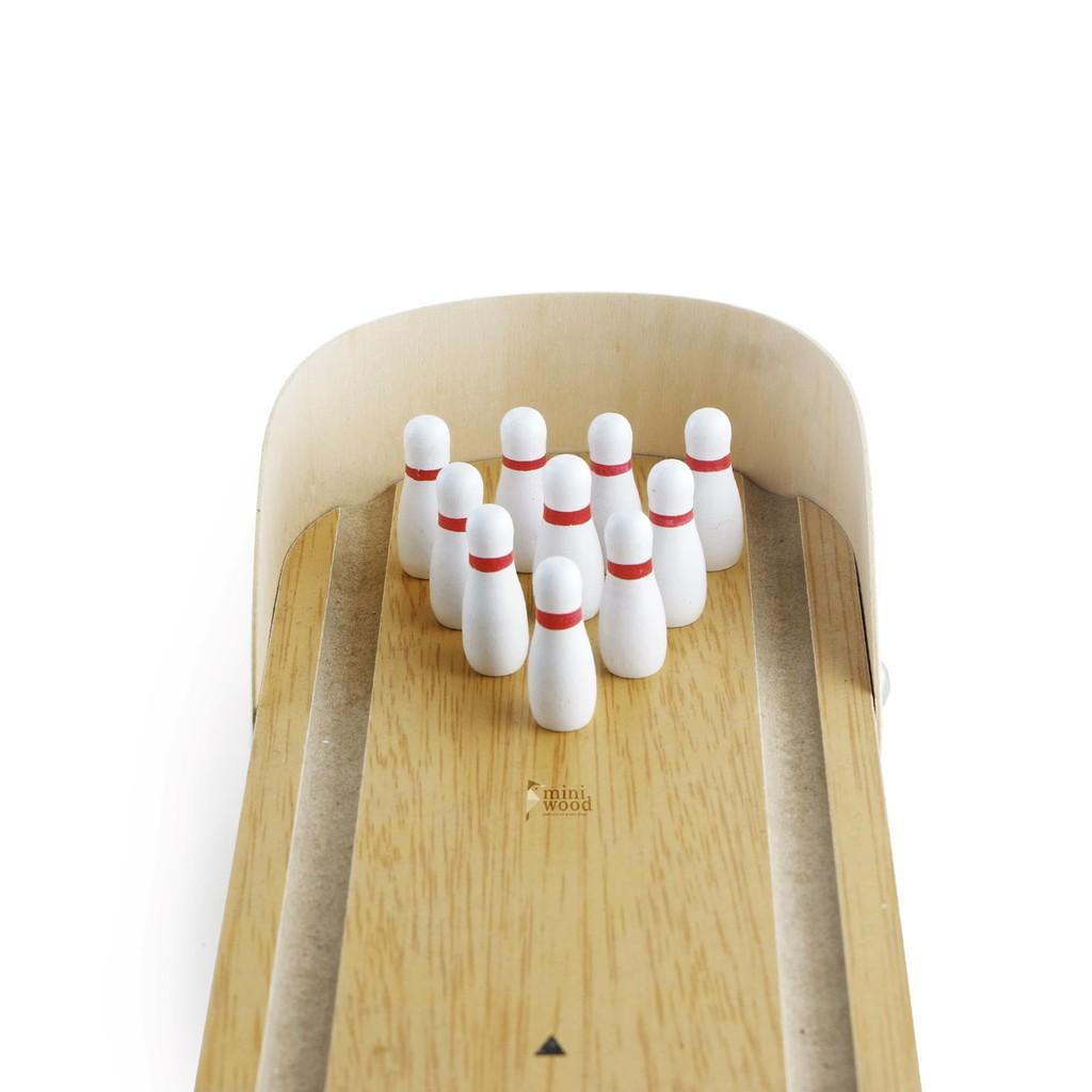 Bộ bowling gỗ