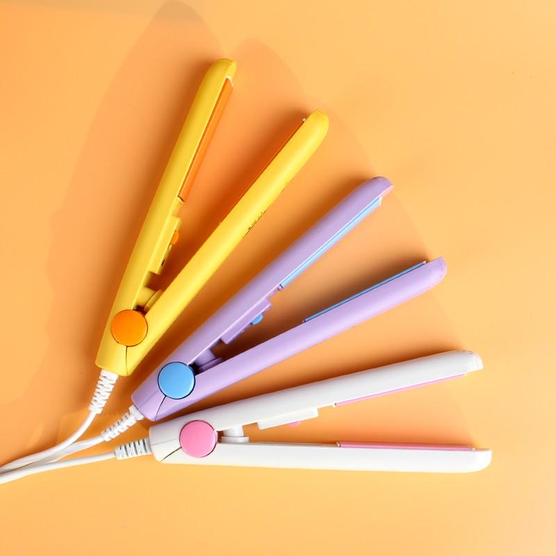 Máy Ép,Duỗi,Là Tóc cầm tay mini MAKE TIME - Máy uốn tóc tạo kiểu hình thú nhiều màu