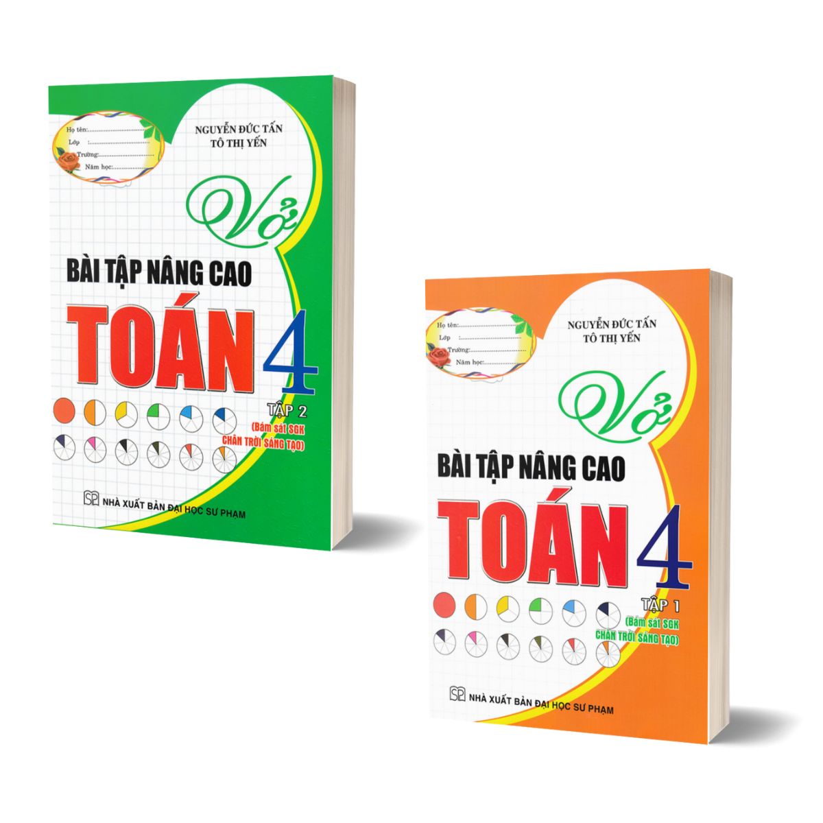 Combo Vở Bài Tập Nâng Cao Toán 4 - Tập 1 + Tập 2
