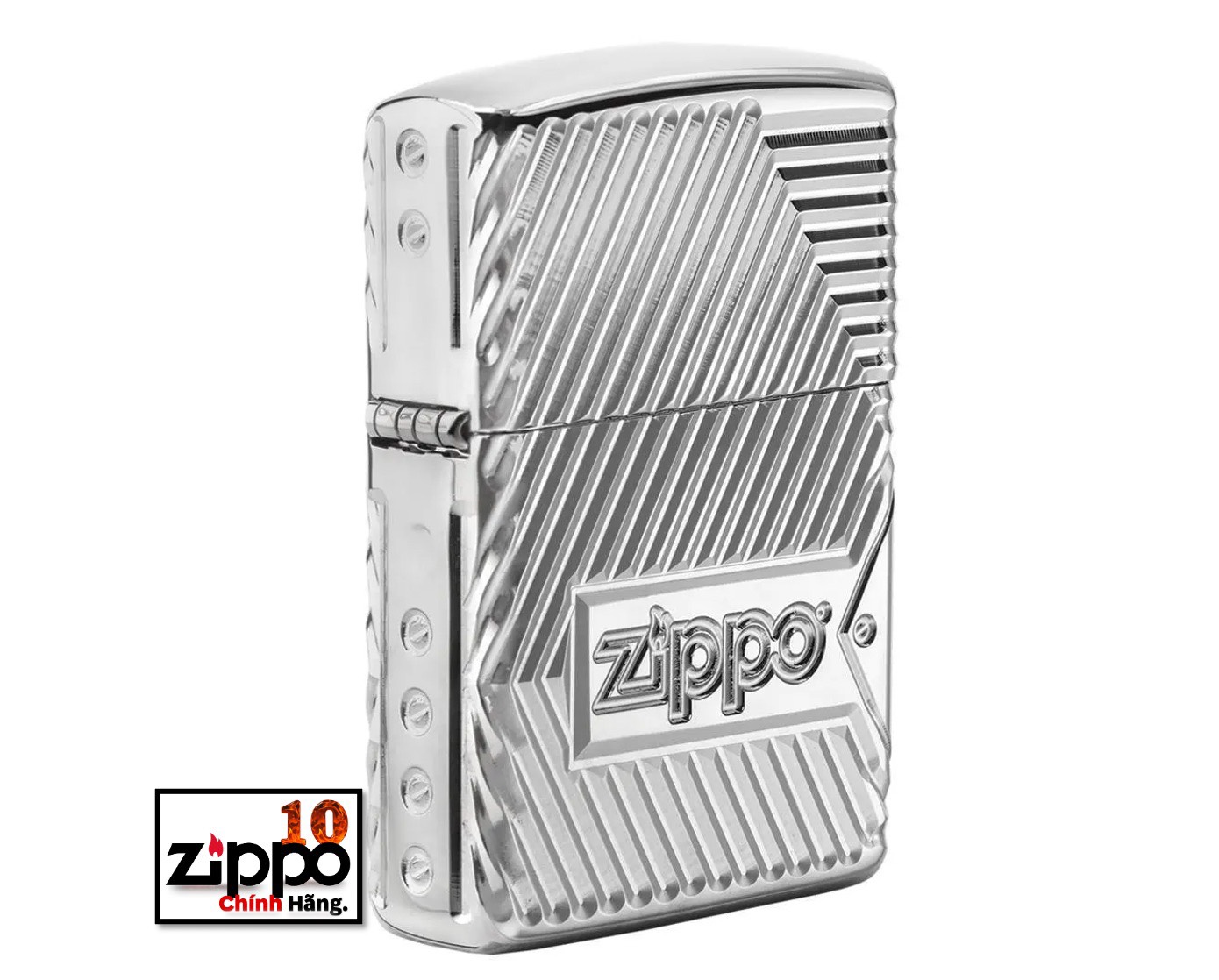 Bật lửa Zippo 29672 Armor Bolts Design - Chính hãng 100%