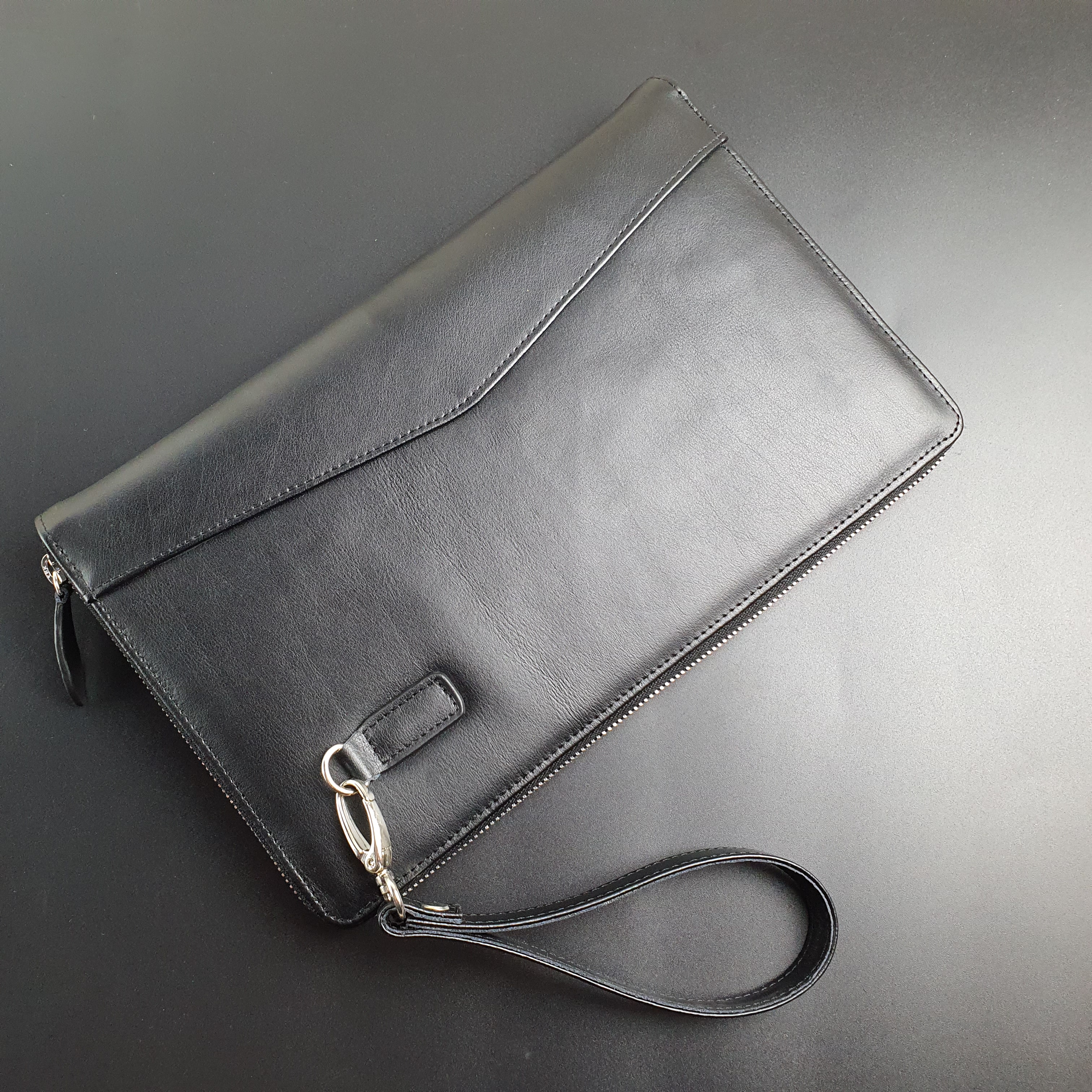 Clutch da bò thật CL120 - 100% da bò thật, BH 3 năm