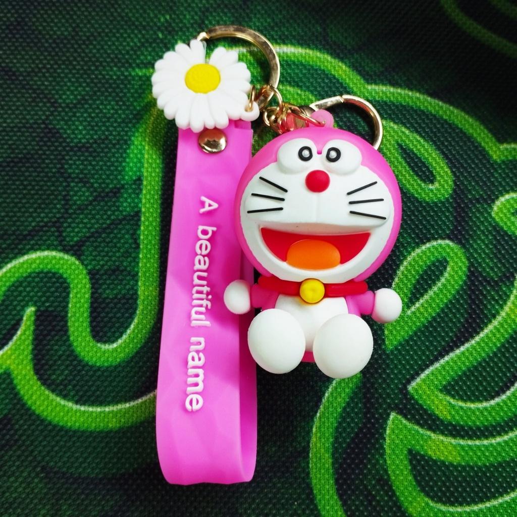 Móc Khóa chú Mèo Máy Kute Doraemon nhân vật hoạt hình thiếu nhi màu xanh đen