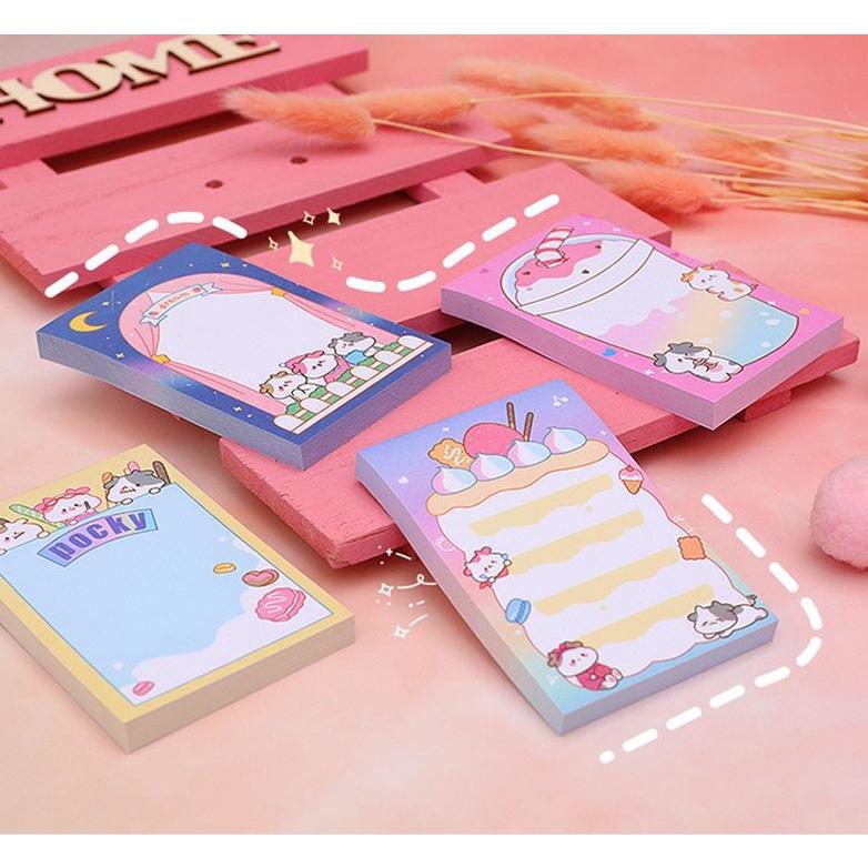 GIấy note Hình Bò Sữa Dễ Thương H173