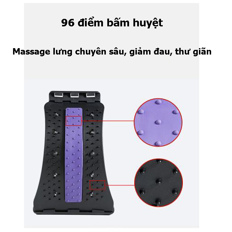 [Phiên Bản Nâng Cấp Đặc Biệt] Đệm Silicone Êm Ái - Khung Nắn Chỉnh, Định Hình Cột Sống Lưng - Với 96 Điểm Massage Bấm Huyệt, 10 Chấm Từ Trường - Định Hình Tư Thế Nằm, Ngồi Chuẩn - Giảm Đau Một Cách Hiệu Quả - Giao Màu Ngẫu Nhiên - Tặng Kèm Máy Hút Ráy Tai