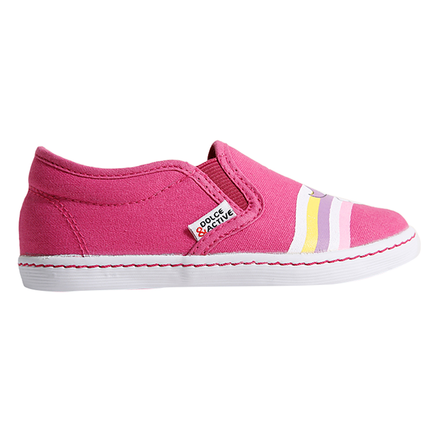 Giày Slip On Bé Gái D&amp;A BG1704 - Hồng