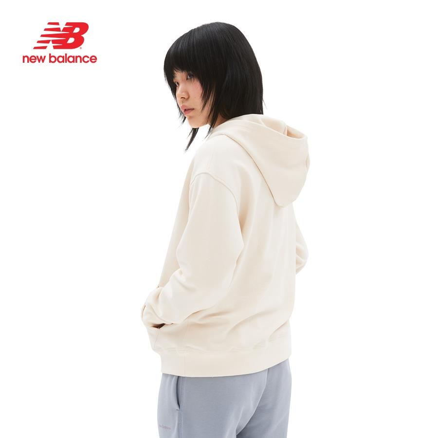 Áo khoác hoodie thời trang nữ New Balance APP LIFESTYLE HOODIES W GREIGE - AWT23554GIE (form châu á