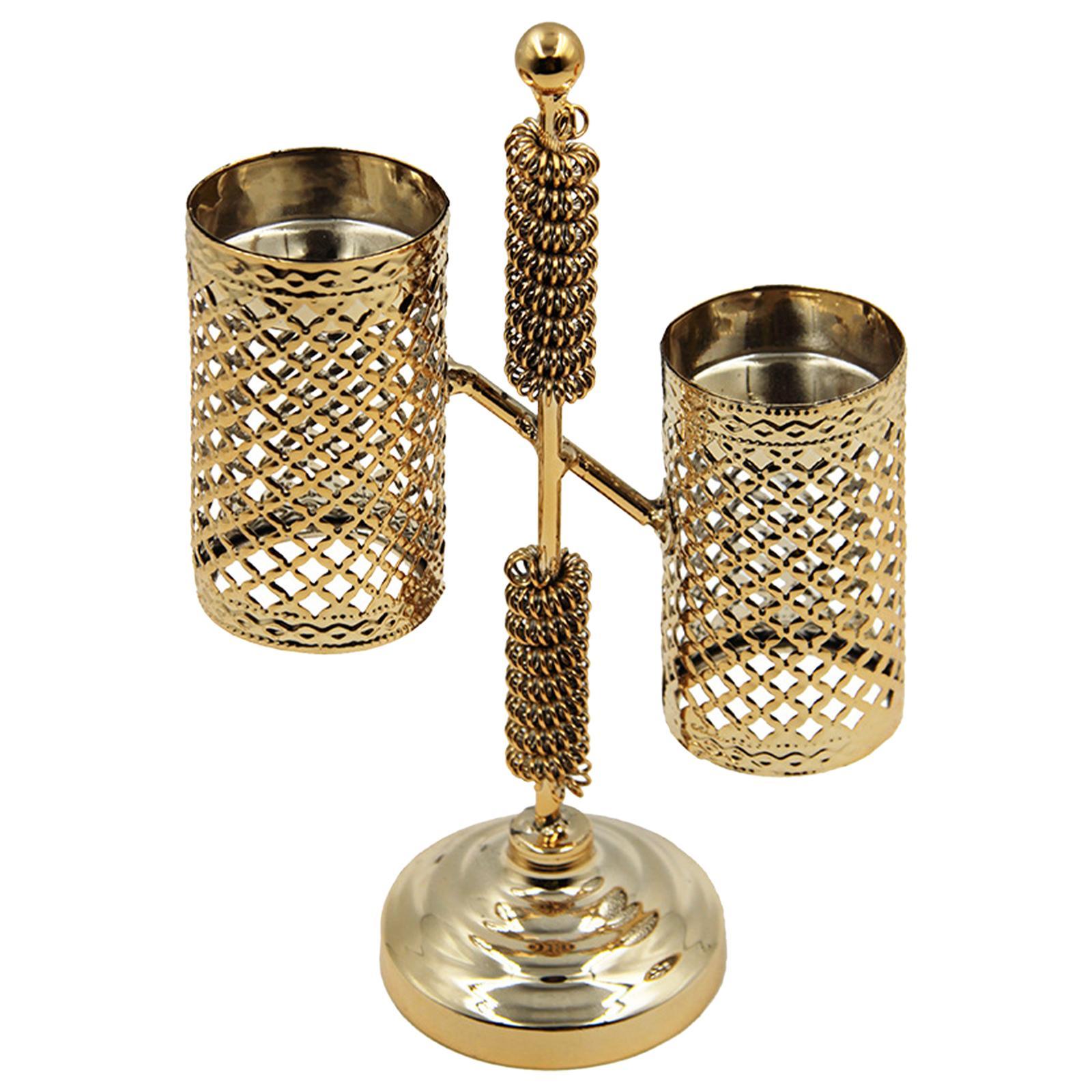 Candlestick for Taper Candles Metal Pillar Candle Holder for Dining Room Decoration