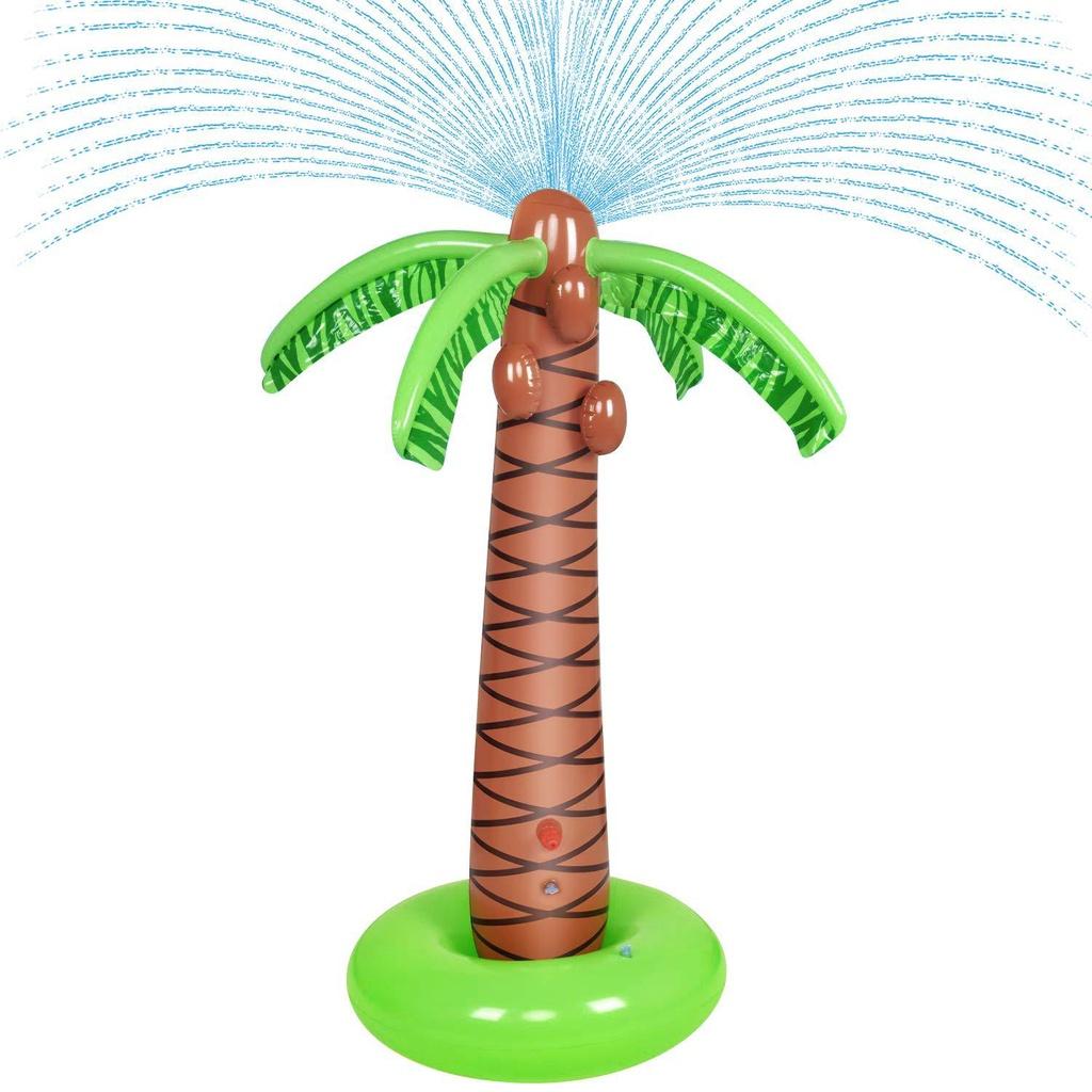Dụng Cụ Phun Nước Hình Cây Dừa Bằng Nhựa Pvc Cho Trẻ Em