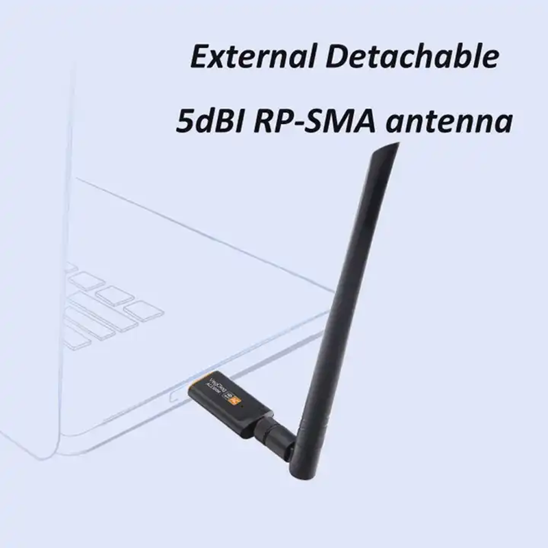 Bộ Thu Sóng Wifi Qua Cổng USB Trong Khoảng Cách 300m- Wireless USB Adapter Hàng Chính Hãng Veggieg V-K300