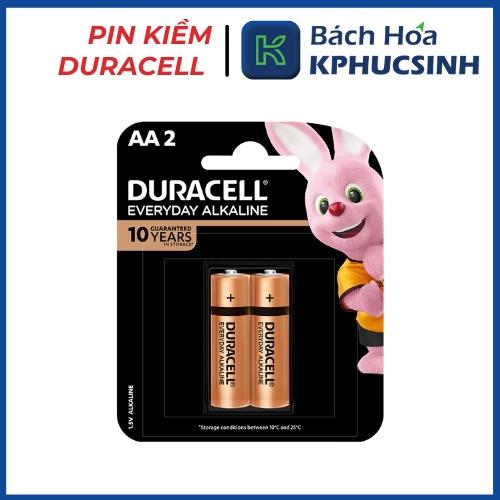 Pin Kiềm Duracell Everyday AA vỉ 2 viên