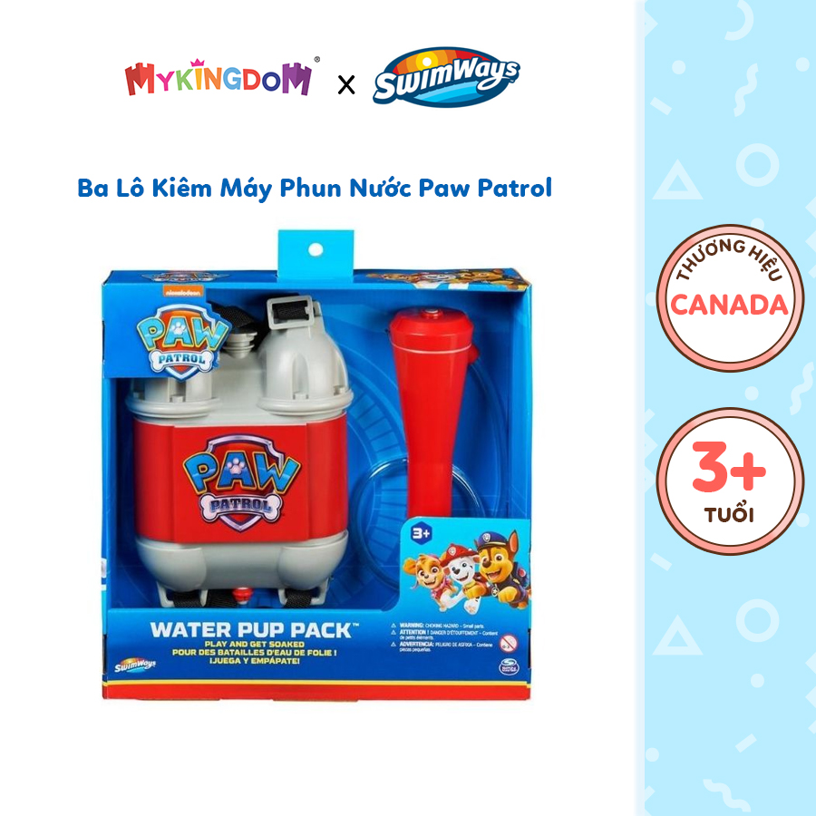 Ba Lô Kiêm Máy Phun Nước SWIMWAYS Hình Paw Patrol 6052243