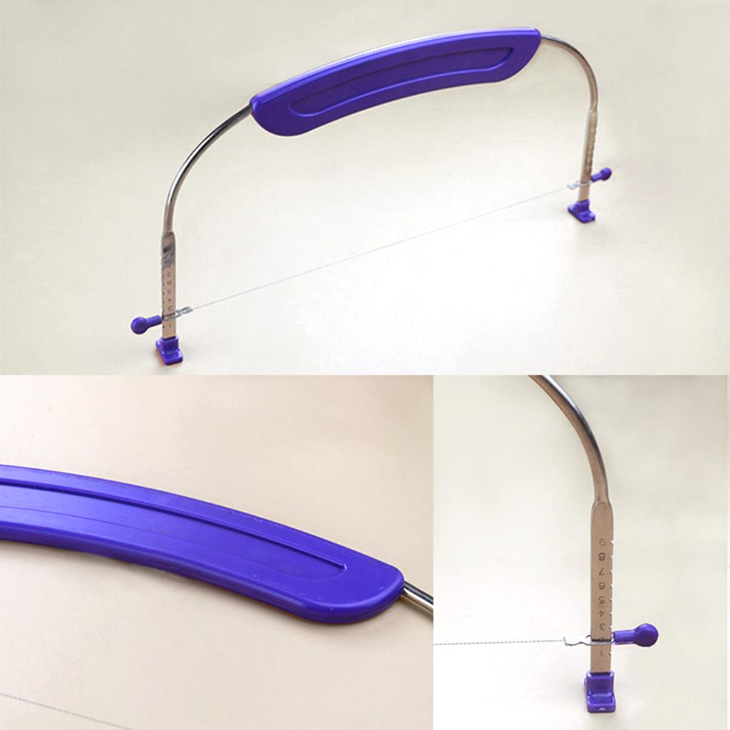 Stainless Steel Saw Adjustable Wire Cake Slicer Cutter Baking Leveler