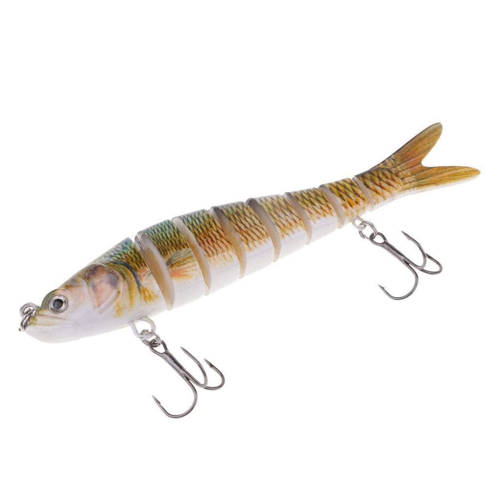 Simulation Fish Fishing Lures Hard Baits Jigs with 2-hook