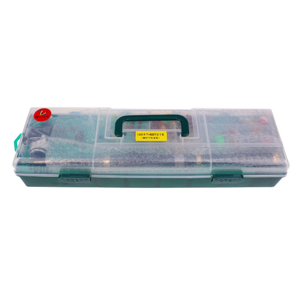 Fishing Full Kit Fishing Rods Kit Fishing Hooks Swivels Float Tackle Box