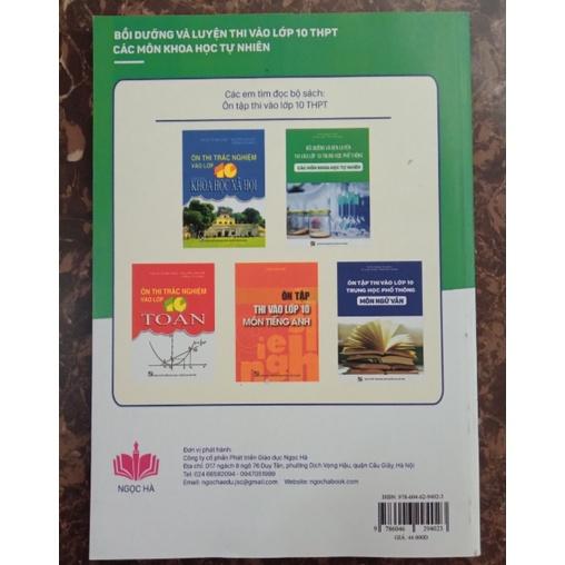 Sách Bồi dưỡng và rèn luyện thi vào lớp 10 THPT các môn KHTN