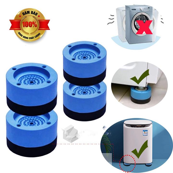 Bộ 04 Chân Đế Cao Su Đa Năng - Đế Chống Rung Chống Ồn Máy Giặt - Đế Chống Rung Lắc Máy Sấy,Tủ Lạnh, Bàn Ghế - Giao Màu Ngẫu Nhiên - Miễn Phí Vận Chuyển