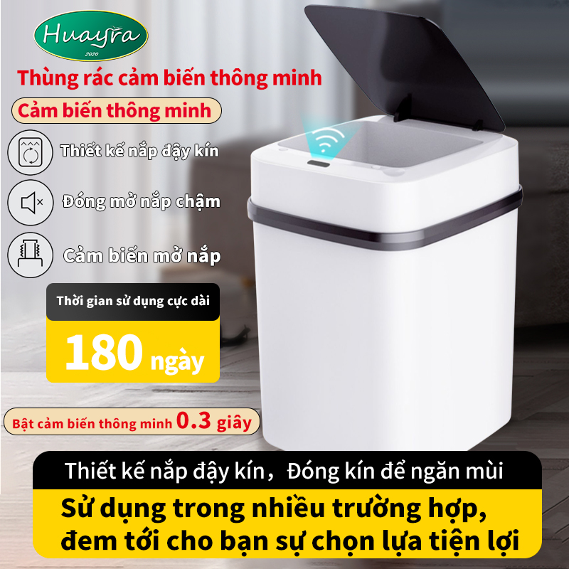 Thùng rác tự động thông minh dạng cảm biến, Sử dụng cảm biến quang học với độ chính xác cao được tự nghiên cứu và phát triển,Sử dụng trong nhiều trường hợp, đem tới cho bạn sự chọn lựa tiện lợi