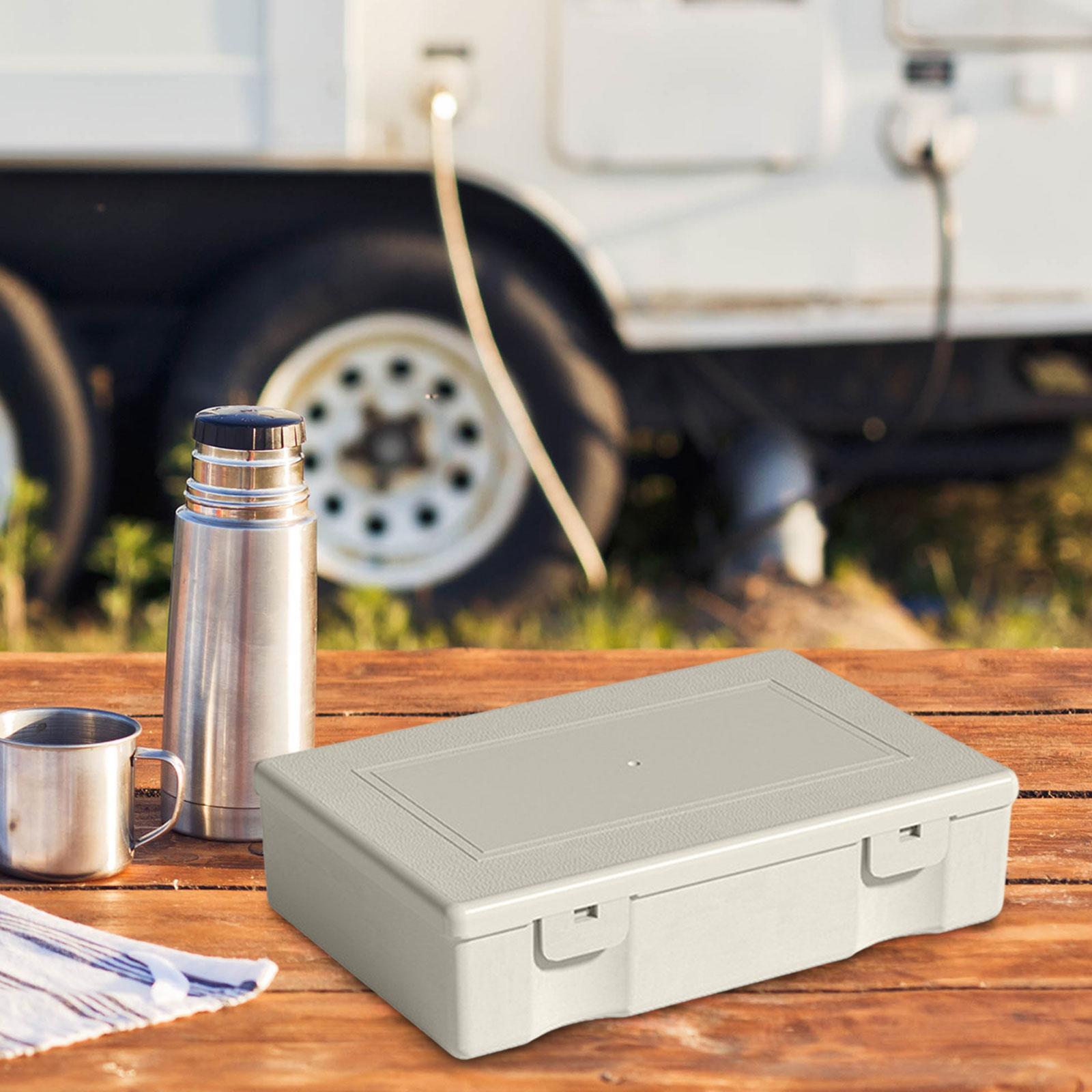Desktop Storage Box, Sundry Container, Utility Case, Multipurpose Reusable Organizer Box for Camping Outdoor