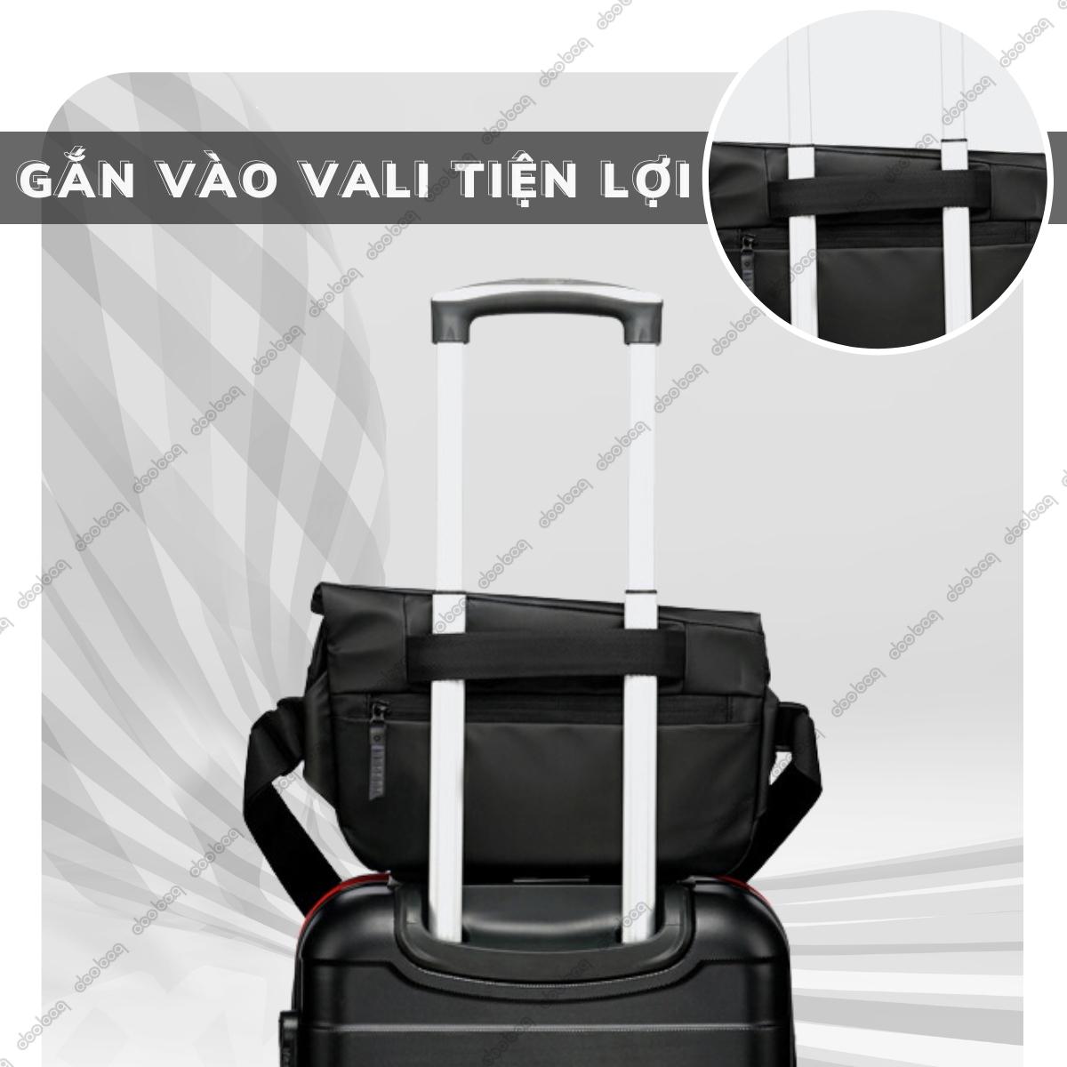 Túi đeo vai chống nước Doo Bag túi đeo nam messenger kích thước nhỏ gọn nắp gập chống sốc đựng đồ đa năng