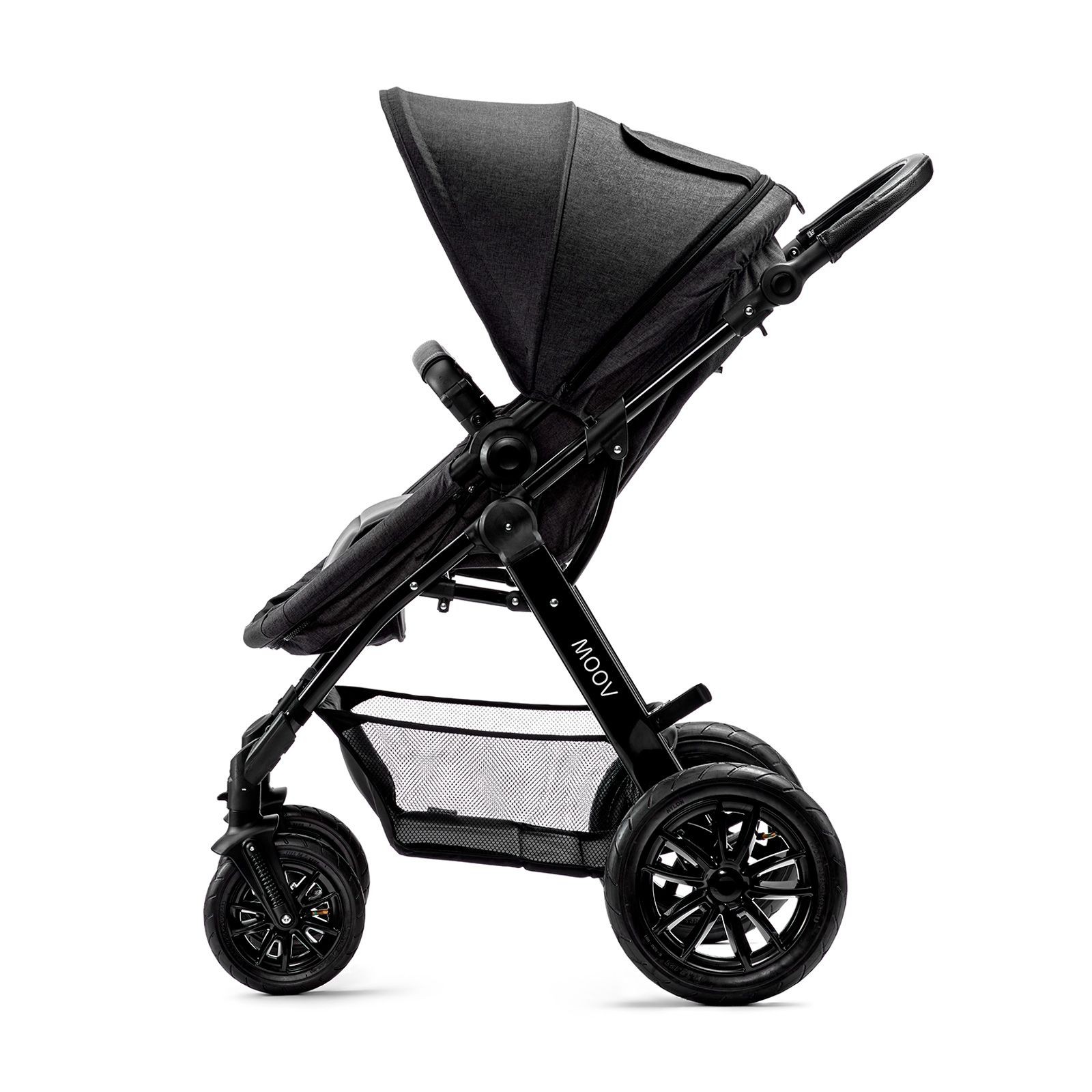 Bộ xe đẩy Kinderkraft MOOV3in1 cho bé từ 0 tháng tuổi đến 22kg  - Gồm xe đẩy, xe nôi và ghế ngồi ô tô - Hàng chính hãng